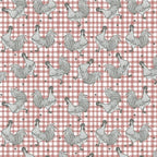 Benartex - Roost Red (Farm Fresh) 10451-10
