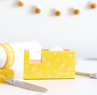 KIMBERBELL - Yellow Honeycomb Paper Tape Dispenser RETIRED!!