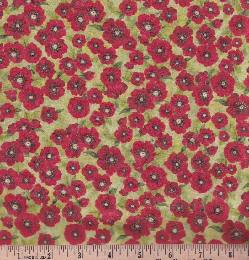 Springs Creative - Packed Poppy Green