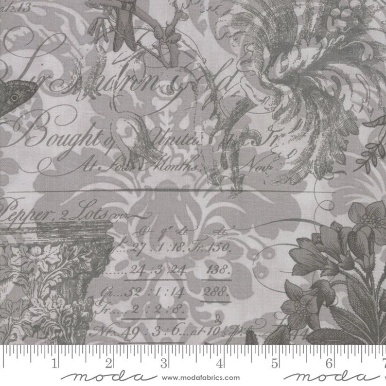Memoirs Silver by 3 Sisters for Moda Fabrics 44210 22