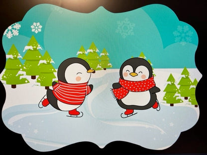 Personalized Penguin Christmas Ornament