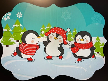 Personalized Penguin Christmas Ornament