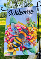 Garden Flag, Bee, home decor