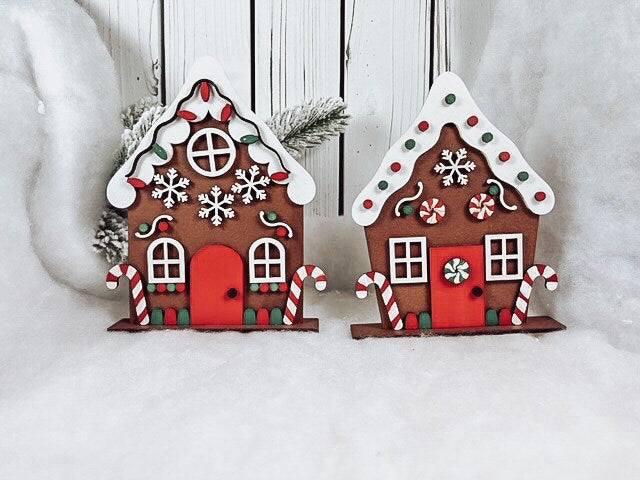Ginger Bread Paint Kit (Includes 2 houses)