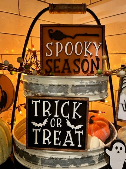 Halloween Table Tiered Tray, Home Decor