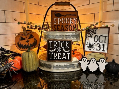 Halloween Table Tiered Tray, Home Decor
