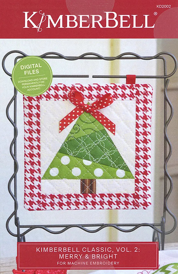 Kimberbell - Merry & Bright For Machine Embroidery Digital Download Code Pattern Kimberbell #KD2002