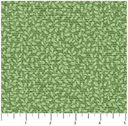 NORTHCOTT - Leafy Blender Green (Lilac Garden) 25403-74