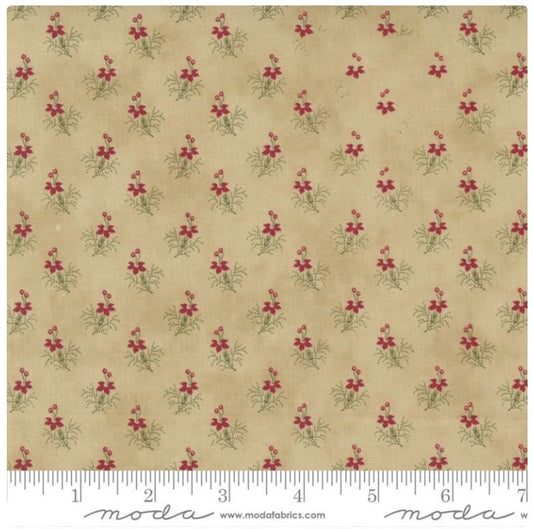 Moda Fabric - Poinsettia Plaza Parchment (Poinsettia Plaza)