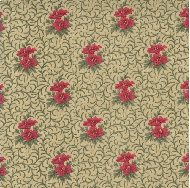 Moda Fabrics Poinsettia Plaza by 3 Sisters 44295 21 - Parchment