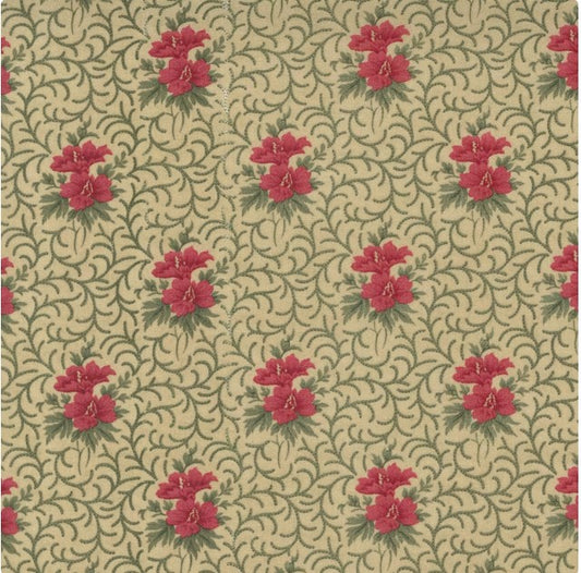 Moda Fabrics Poinsettia Plaza by 3 Sisters 44295 21 - Parchment