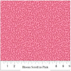 Northcott - Bloom Scroll Pink (Bloom) 25200-21