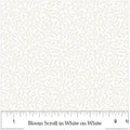 Northcott - Scroll White (Bloom) 25200-10