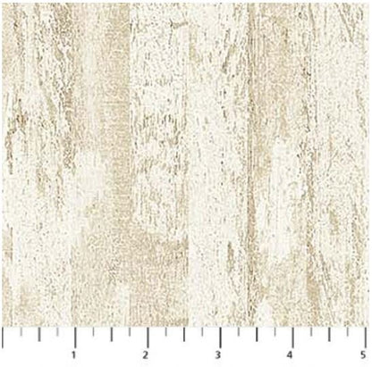 Northcott Fabric - Stars & Stripes Cream Distressed Wood (Stonehenge)