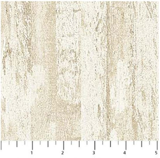 Northcott Fabric - Stars & Stripes Cream Distressed Wood (Stonehenge)