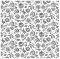 Northcott - Peony Toile White/Black (Bloom) 25197-10